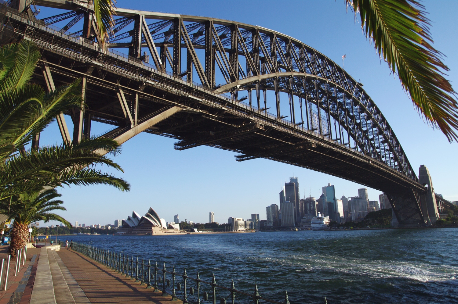 Sydney Harbor Bridge Over The Opera