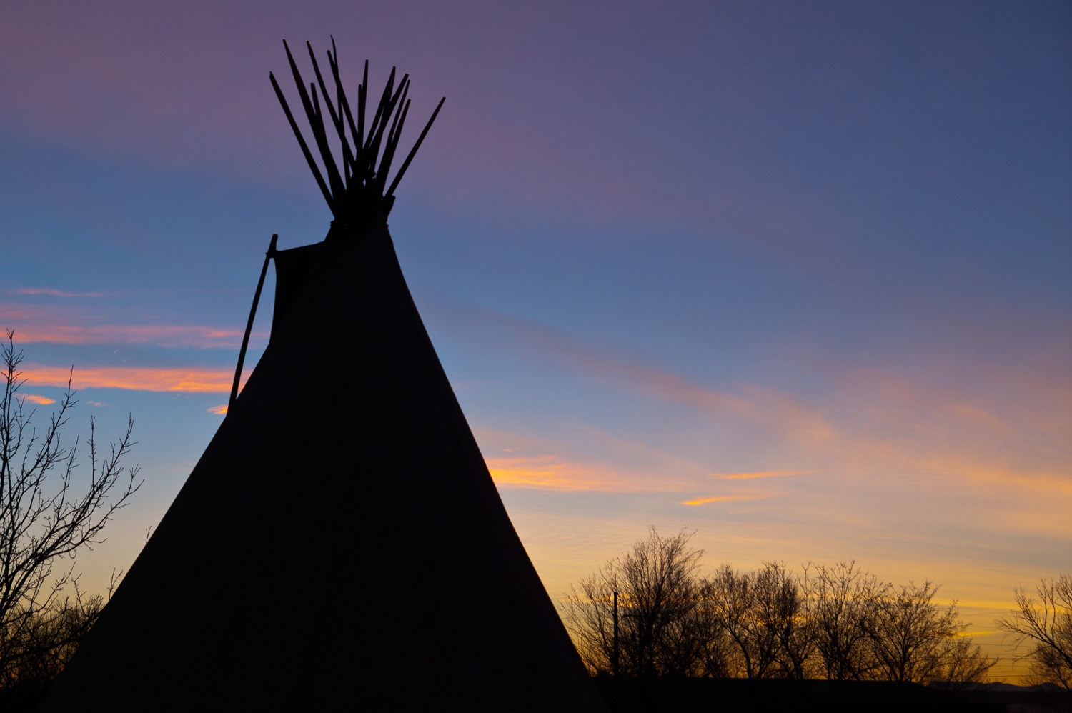A Teepee In The Morning