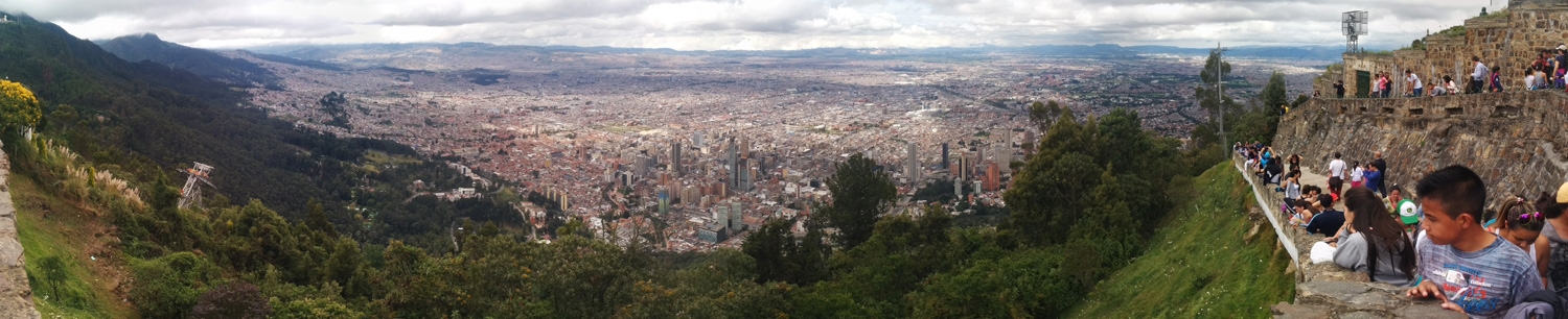 Bogota From Atop Monserrate