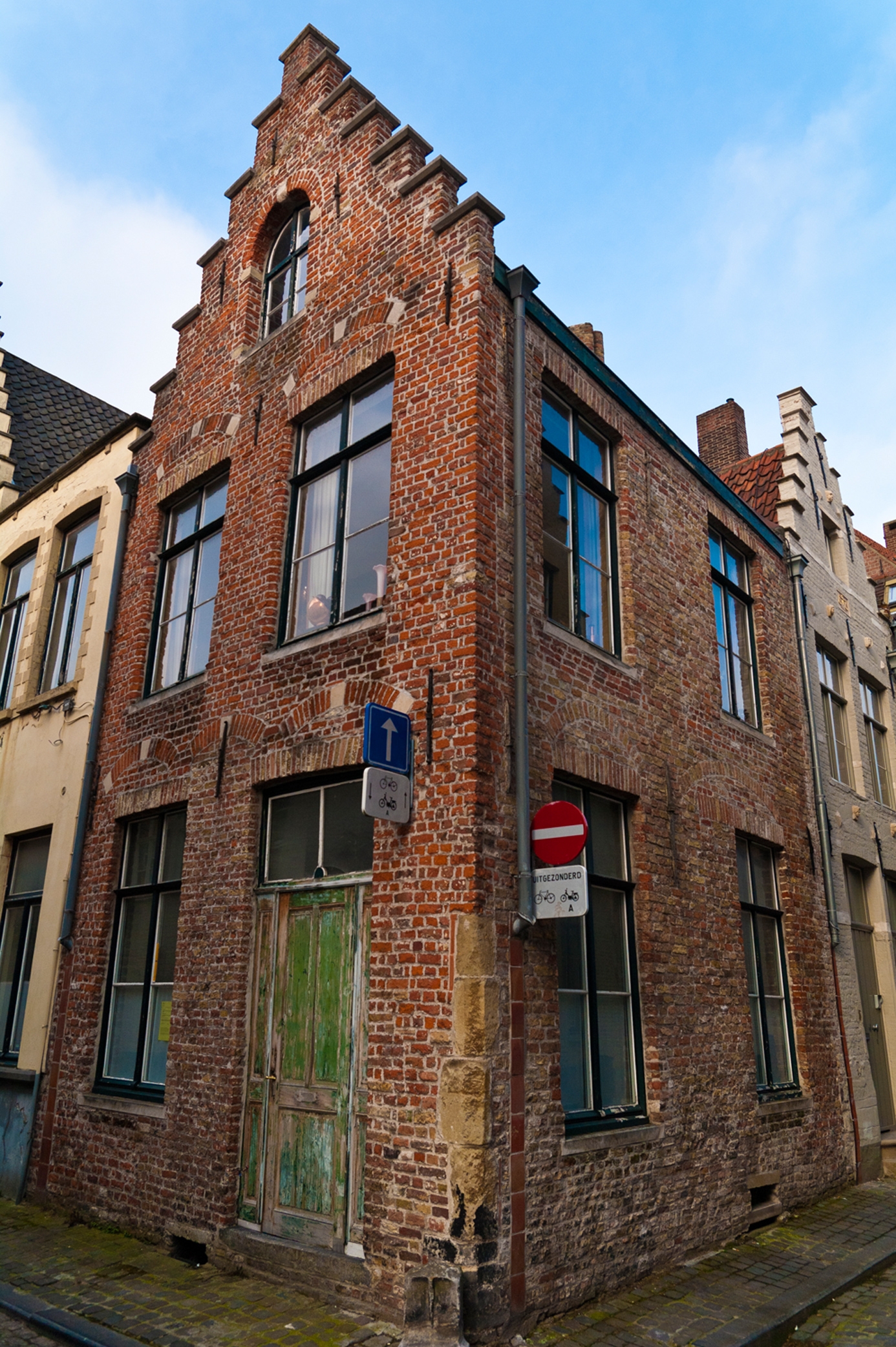Brick Building In Bruges