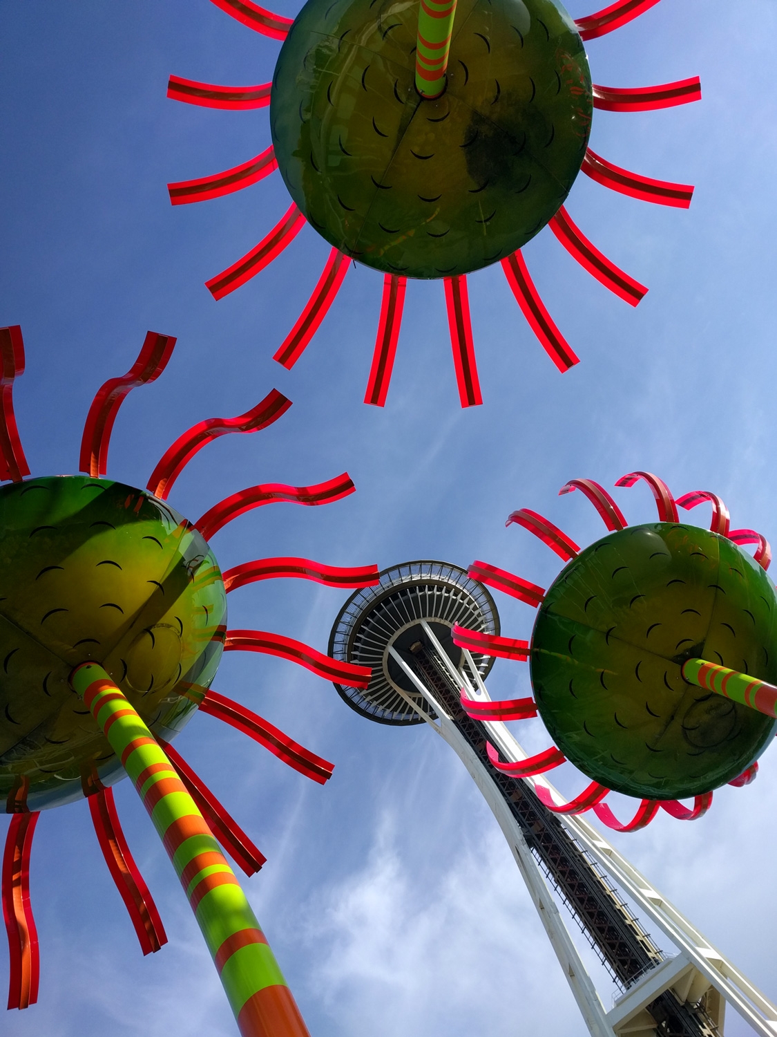 Chihuly Near The Needle