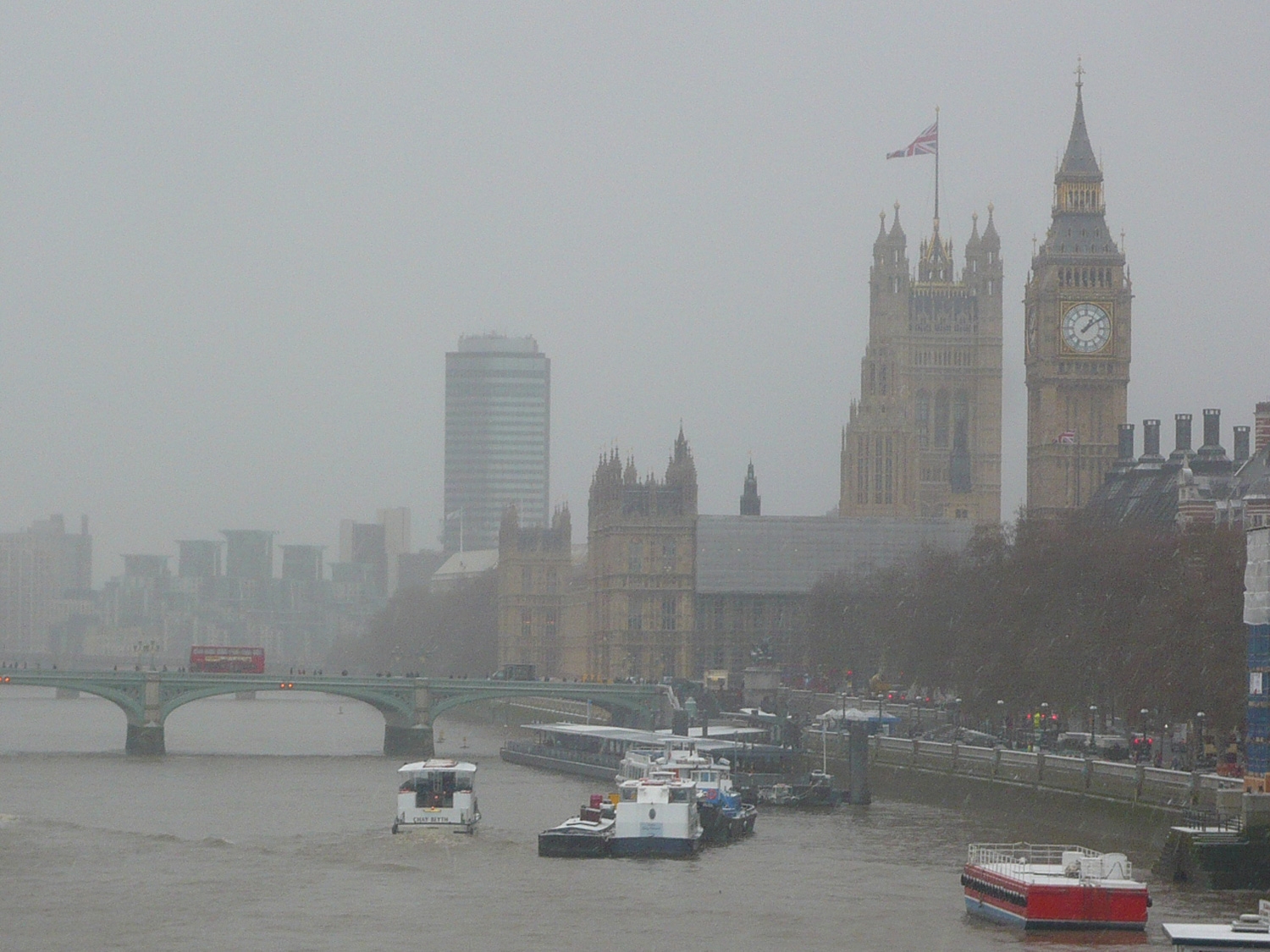English Weather Along The Thames