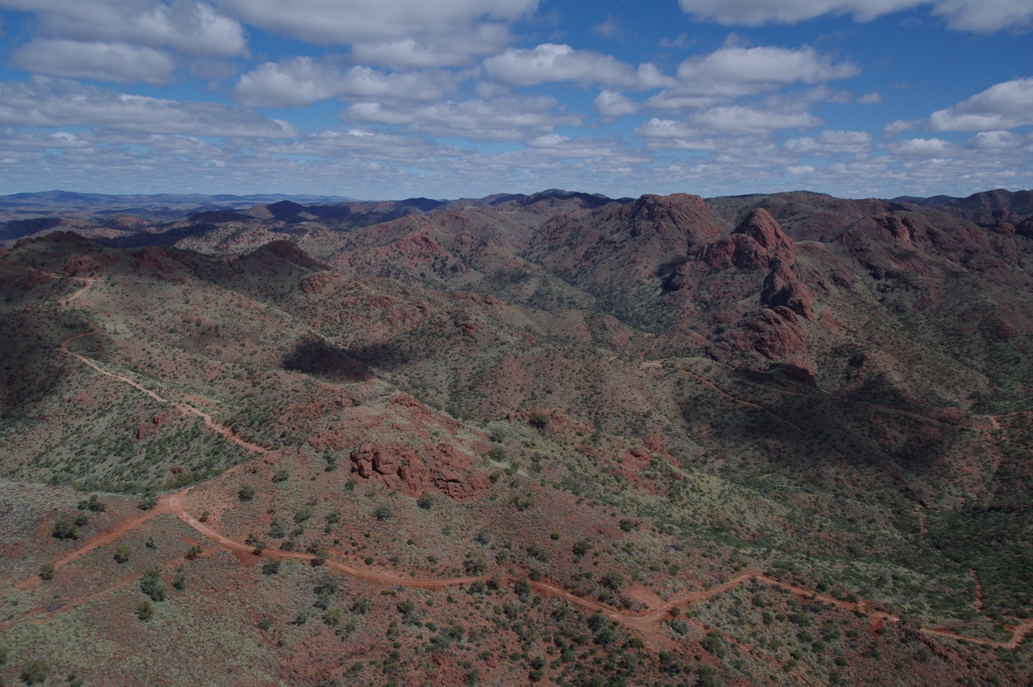 Flinders Ranges From On High