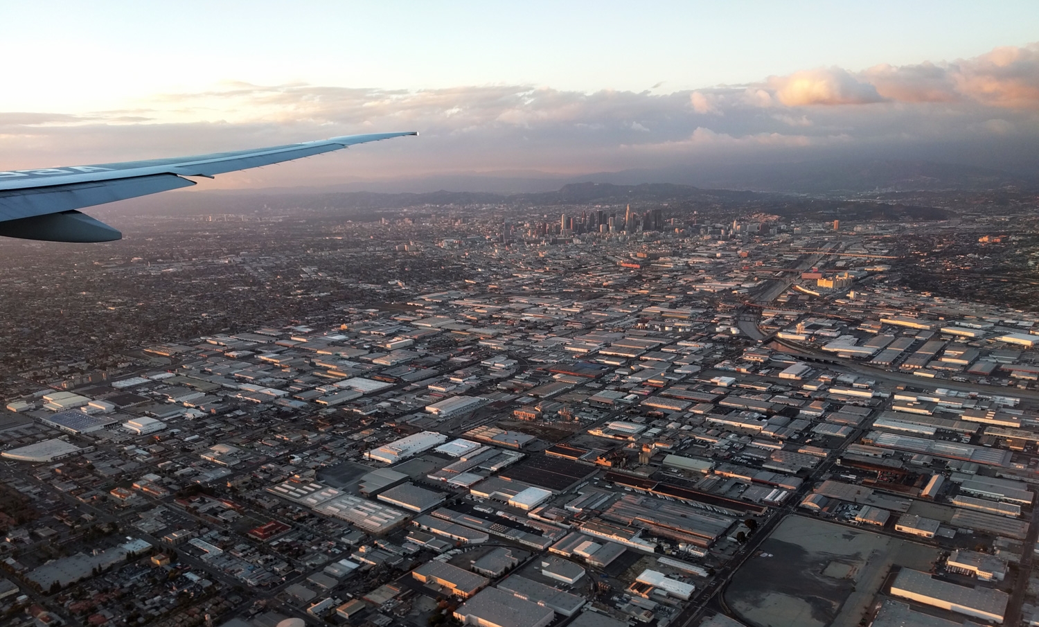 Flying Over Los Angeles