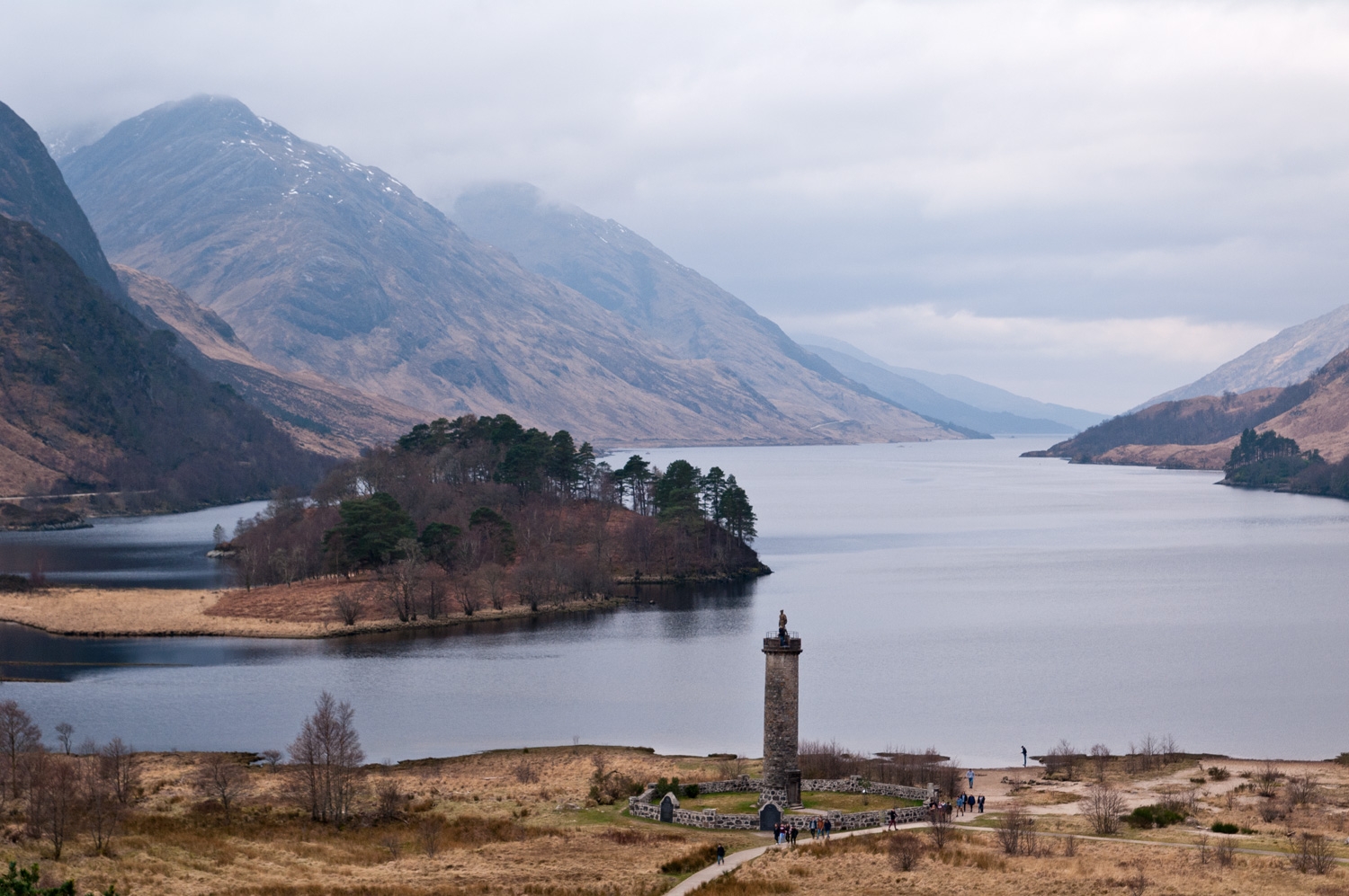 Glenfinnan Monument Overlooking Loch Shiel