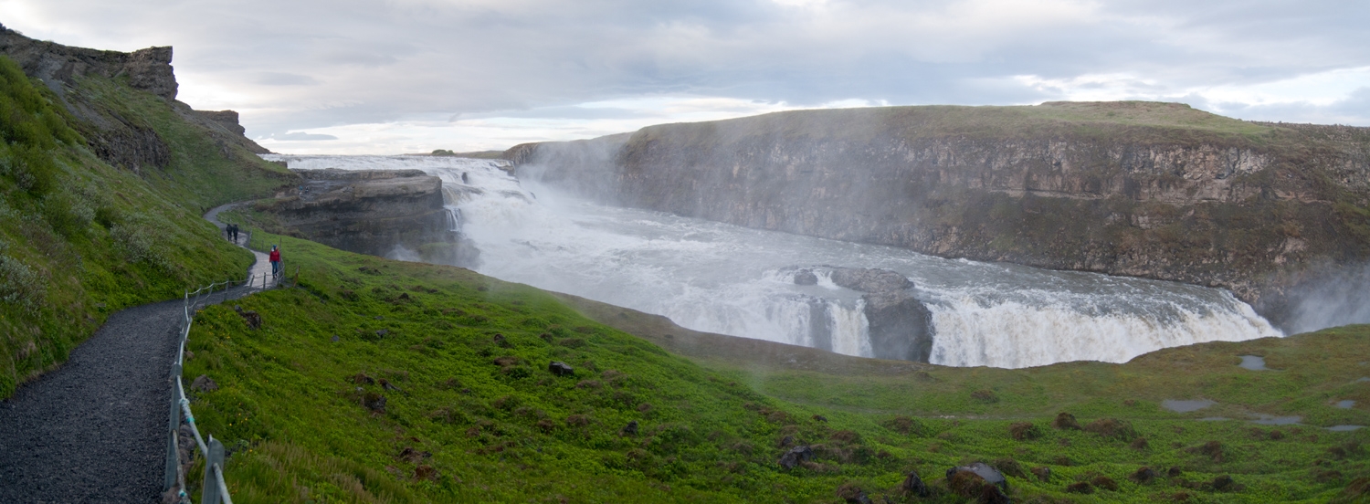 Gullfoss Waterfall Lookout