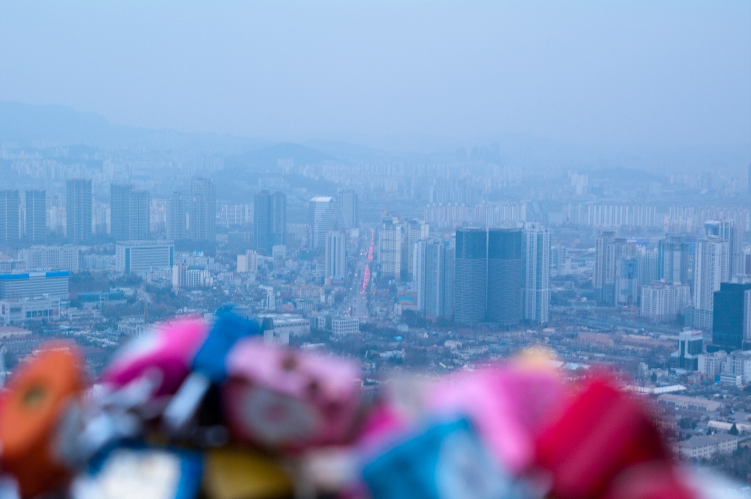 Love Locks At N Seoul Tower