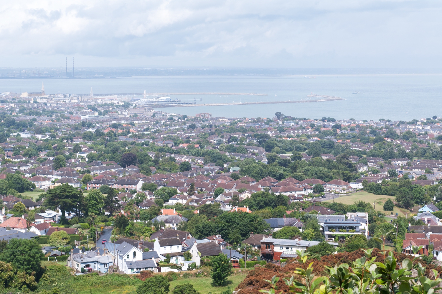 Overlooking Dún Laoghaire