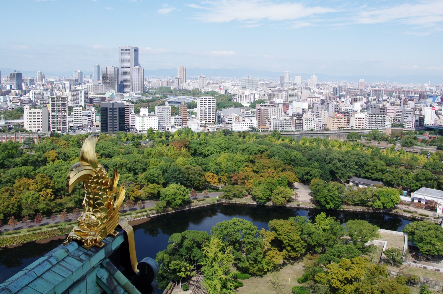 Overlooking Osaka