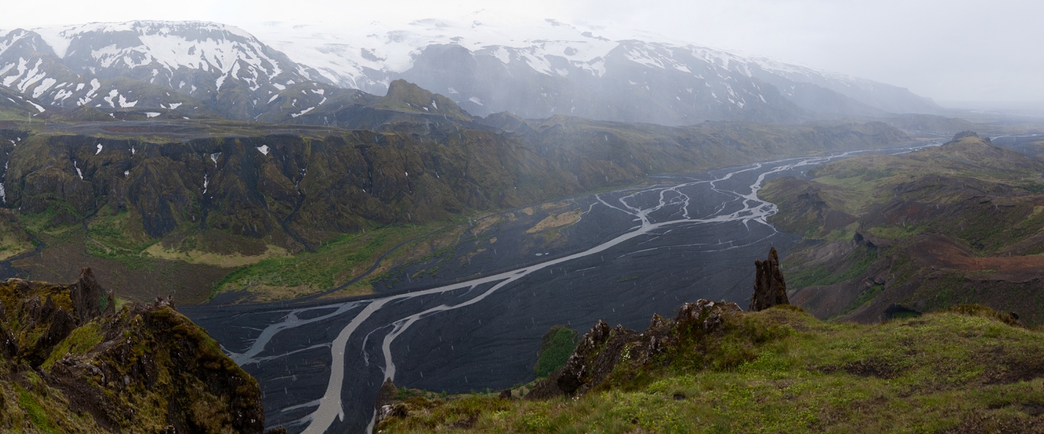 Overlooking The Valley Below
