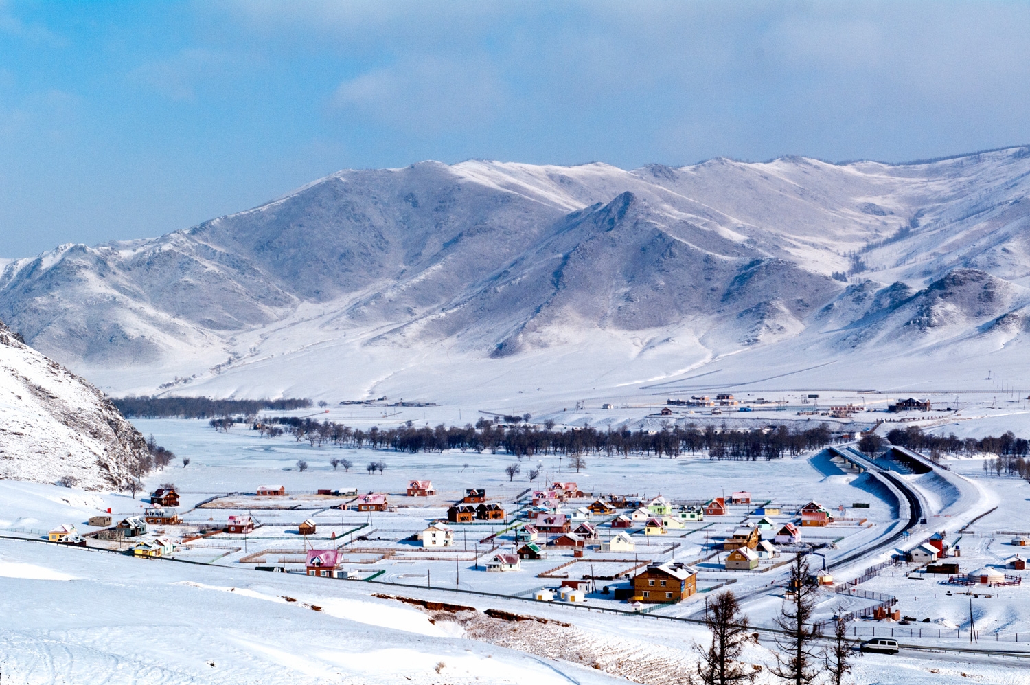 Overlooking The Valley Of The Ger