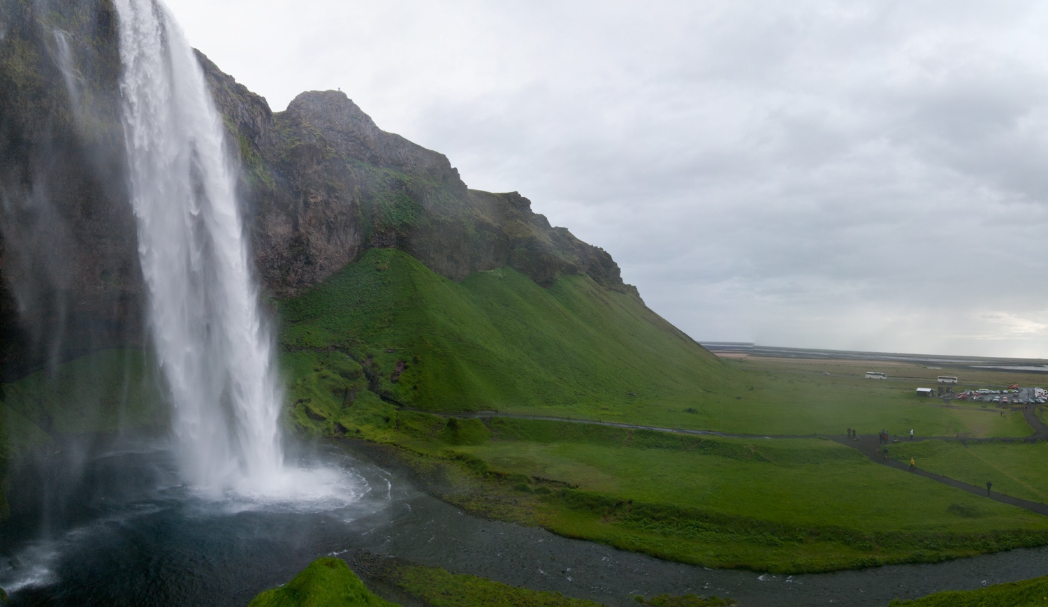Porsmork Waterfall Panorama