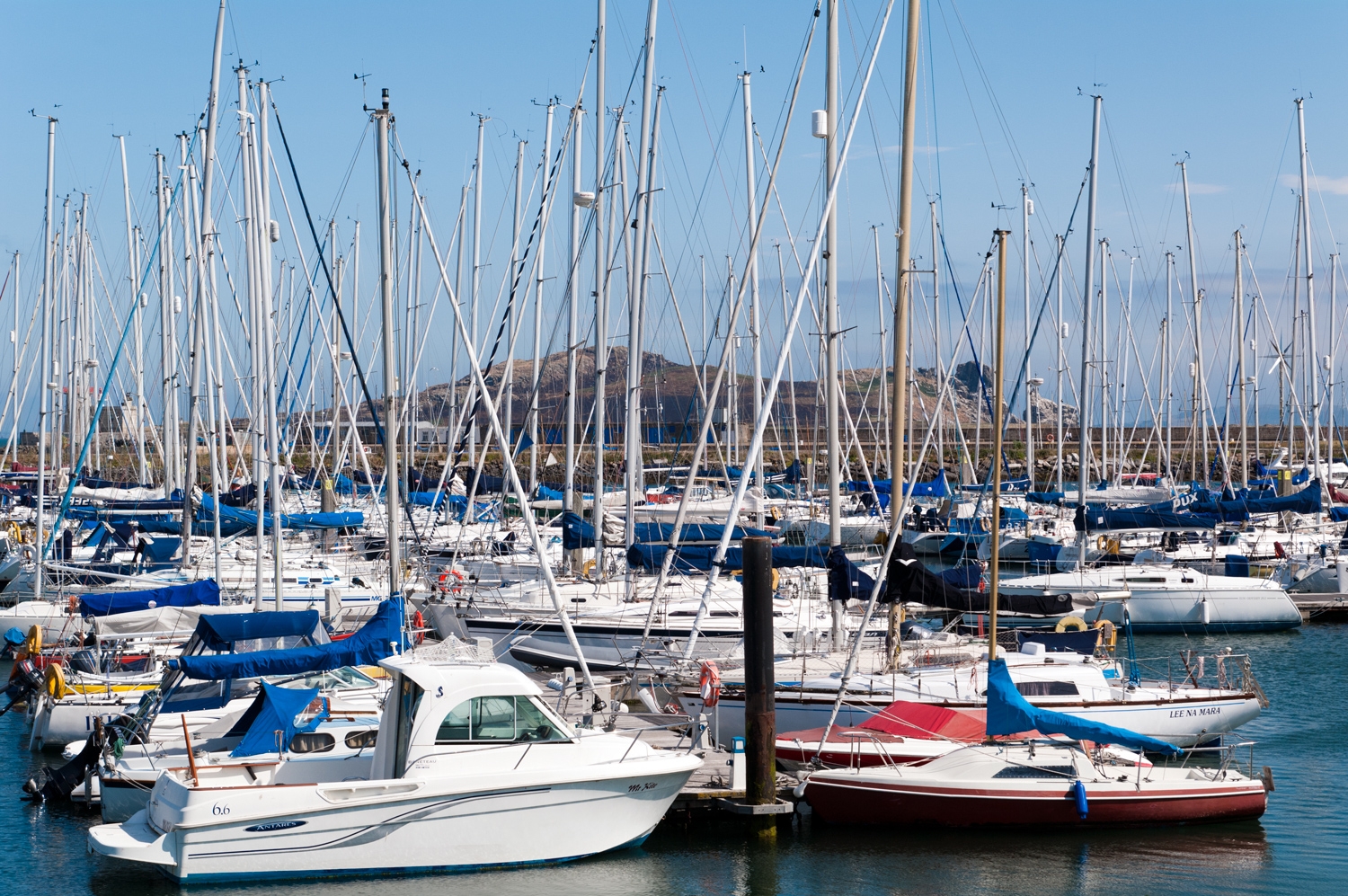 Sailboats In Howth Harbour