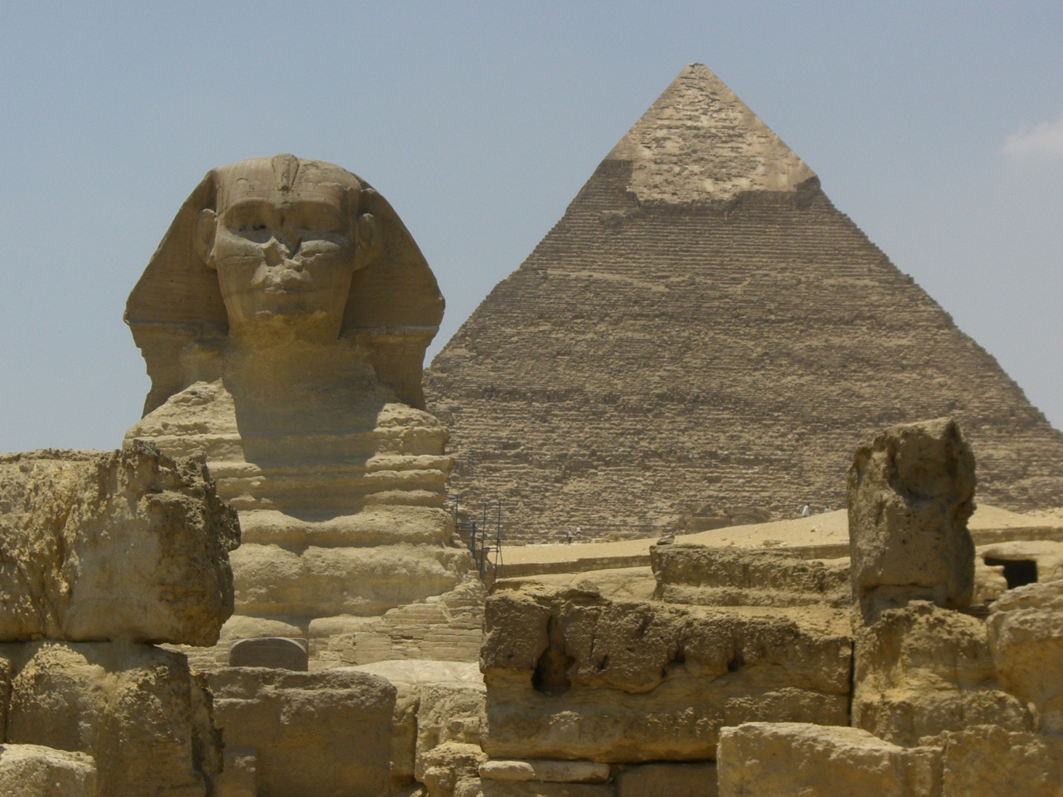 Sphynx And The Great Pyramid
