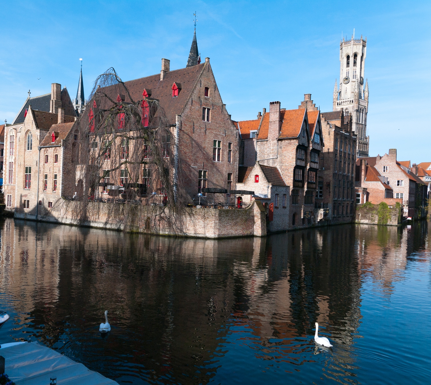 The Canal City Of Bruges
