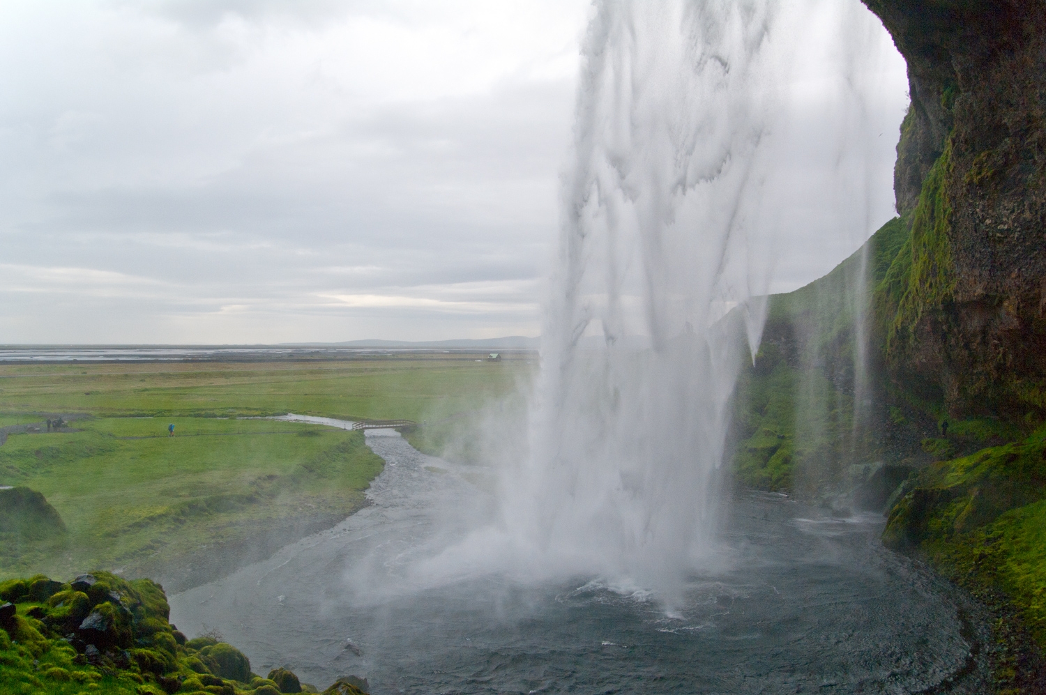 Underneath The Waterfall