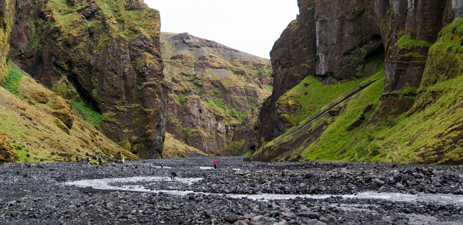 Walking Solo In A Porsmork Valley