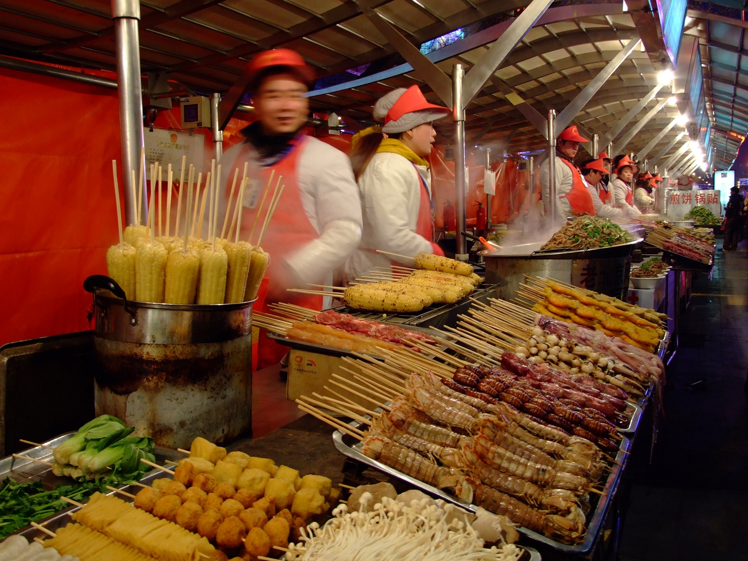 Chinese Street Food Stalls