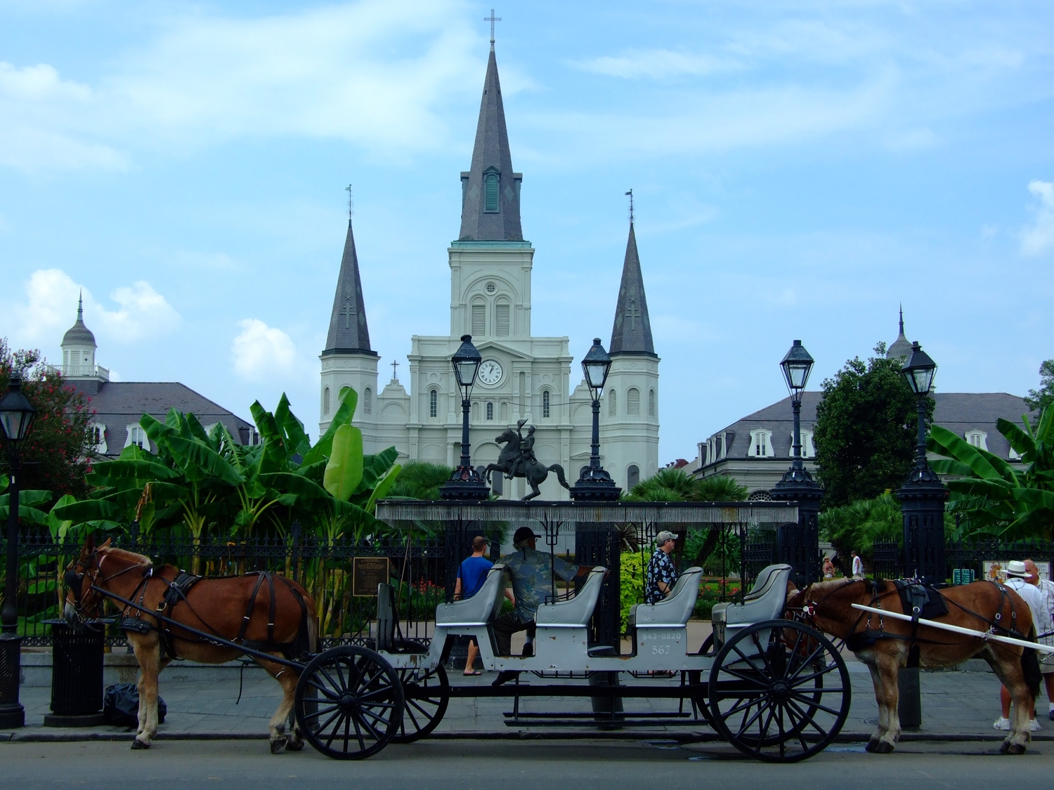 St Louis Cathedral And Jackson Square
