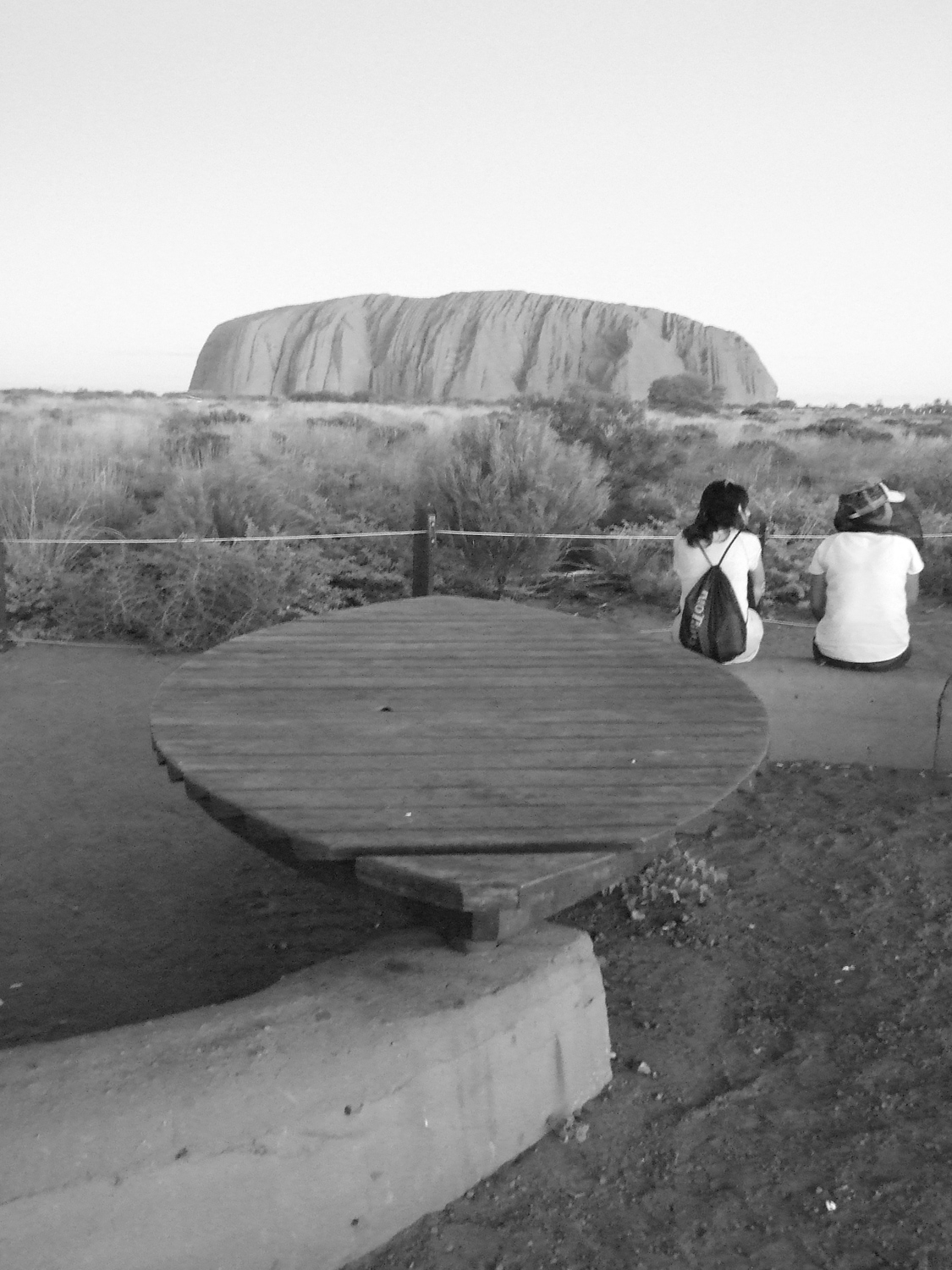 Watching Uluru
